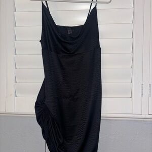 Forever 21 Black Asymmetrical Dress